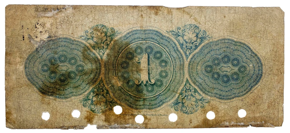 Massachusetts. Lowell. 1864 $1 Note