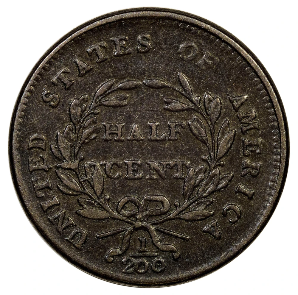 VF-30 1800 Half Cent