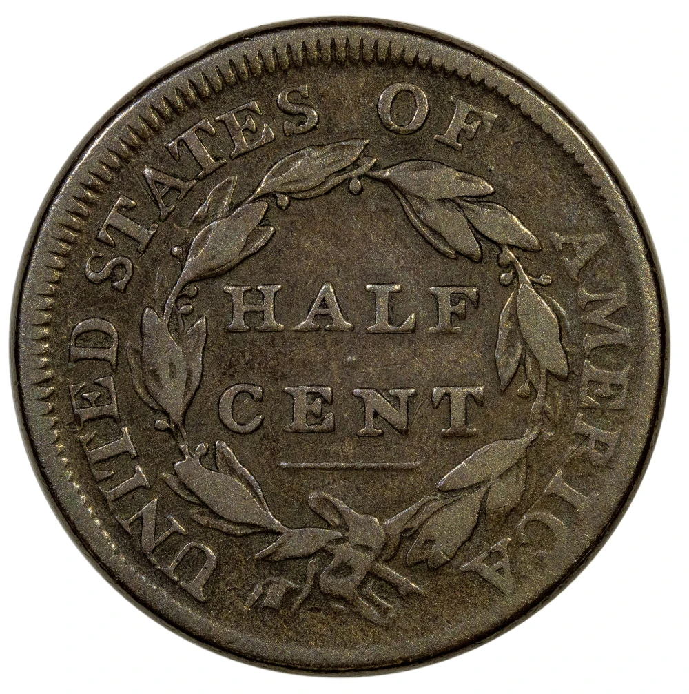 Scarce Variety Fine to VF 1809 Half Cent