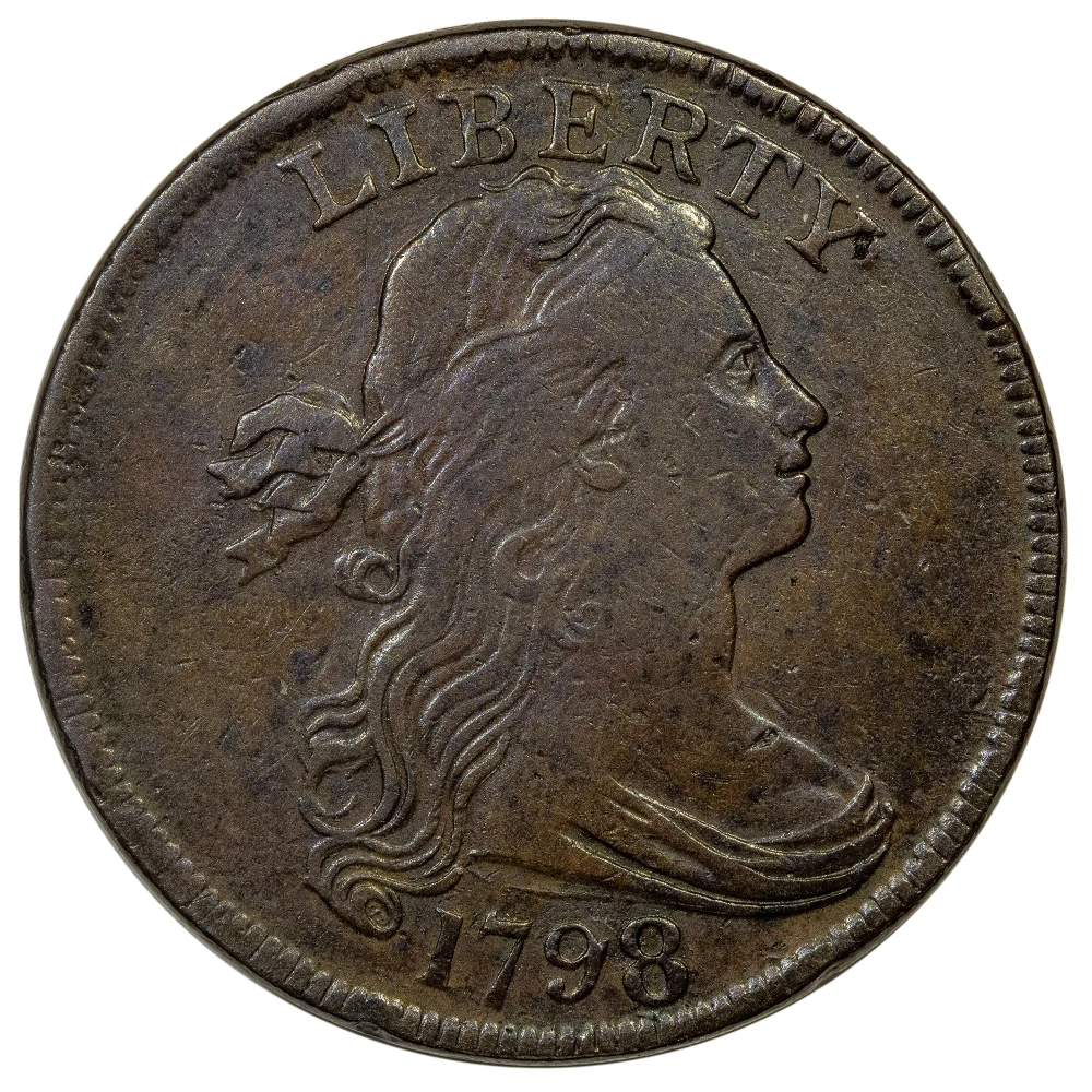 VF-20 1798 Large Cent