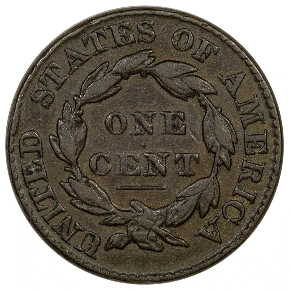 VF-35 Details 1828 Large Cent