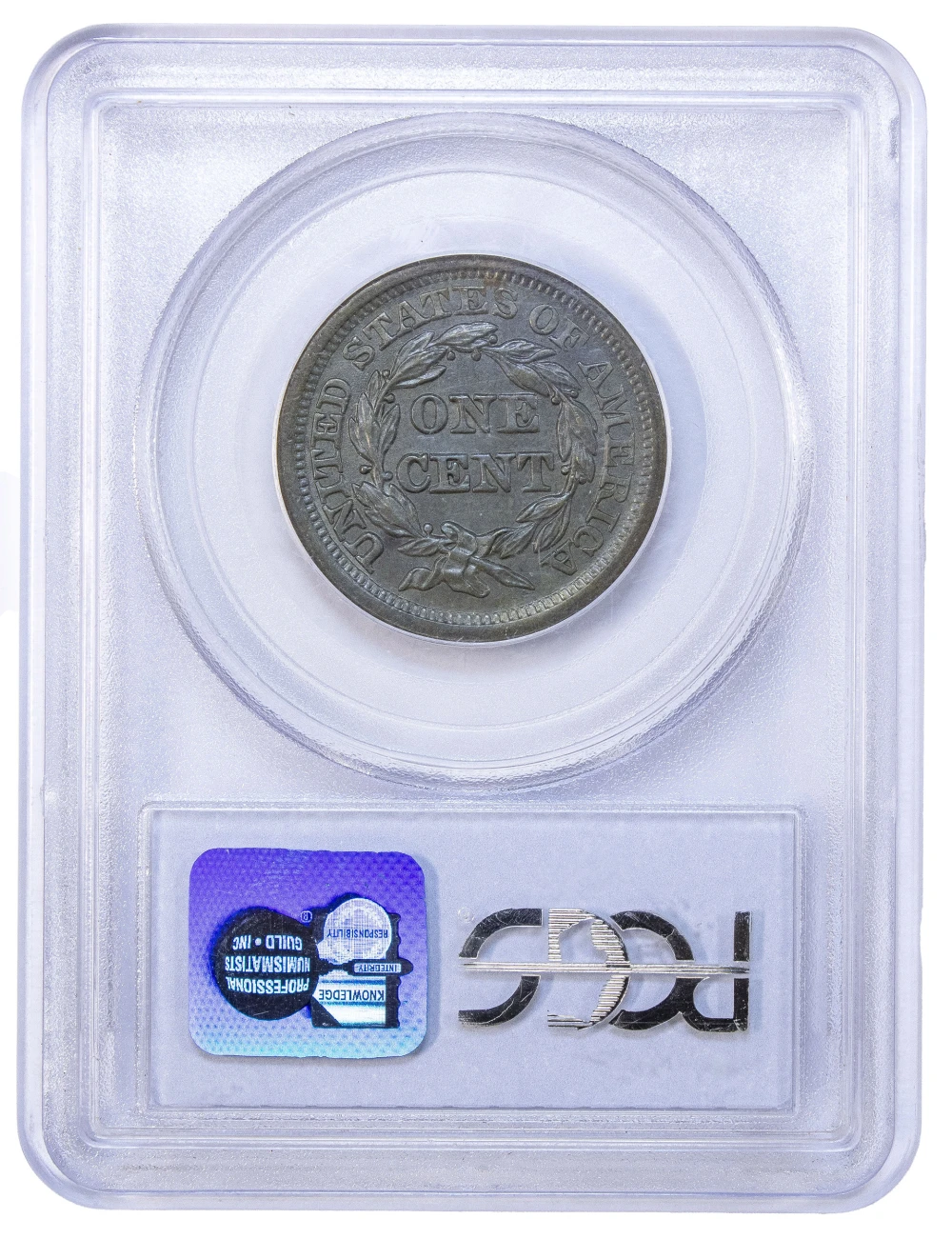 PCGS MS-64 BN 1853 Large Cent
