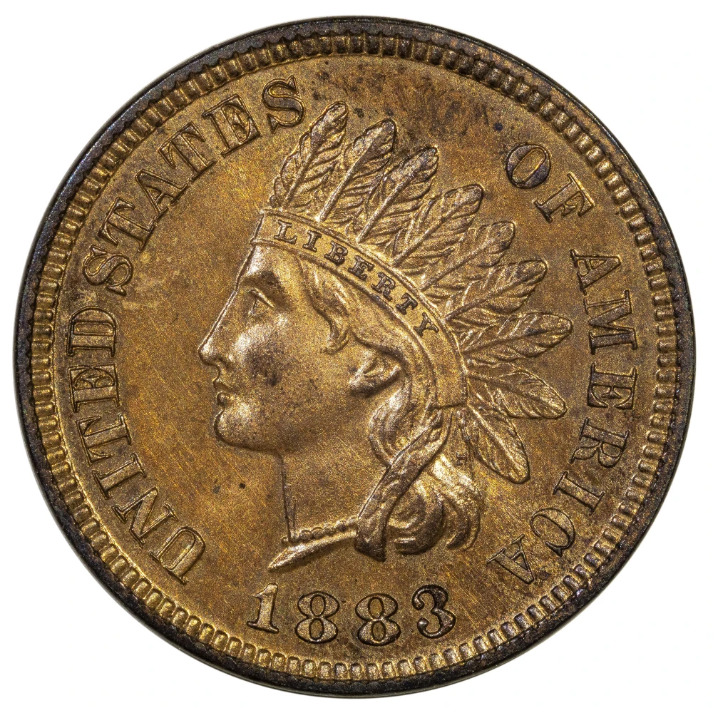 Choice Proof-63 RB 1883 Indian Cent