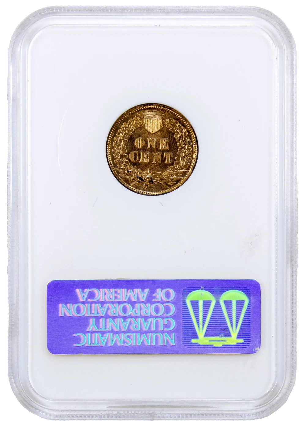 NGC Proof-64 RD CAC 1902 Indian Cent