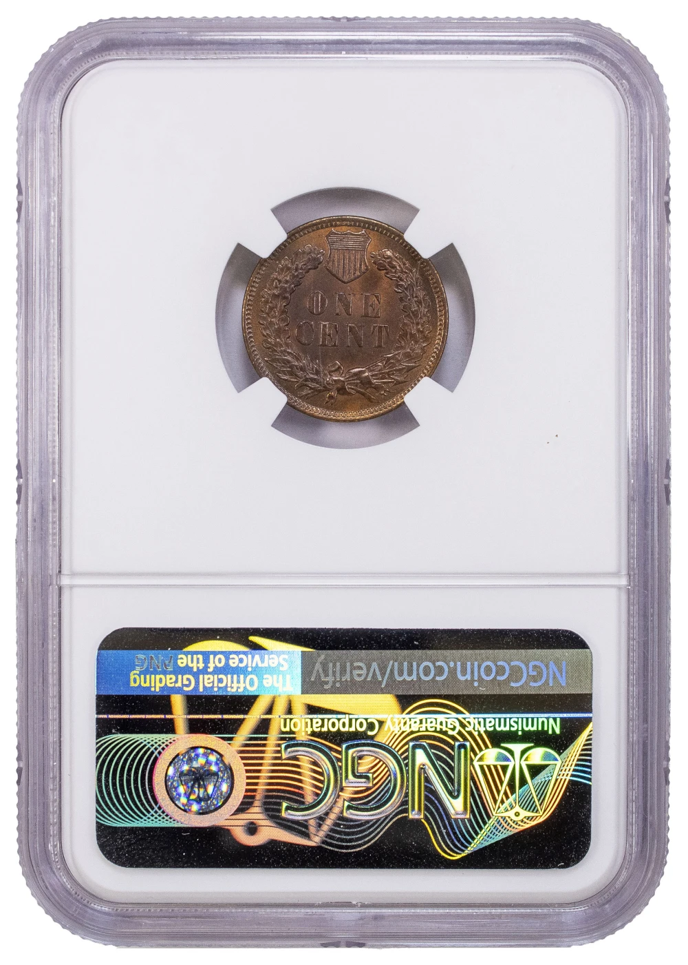 NGC MS-65 RB 1907 Indian Cent