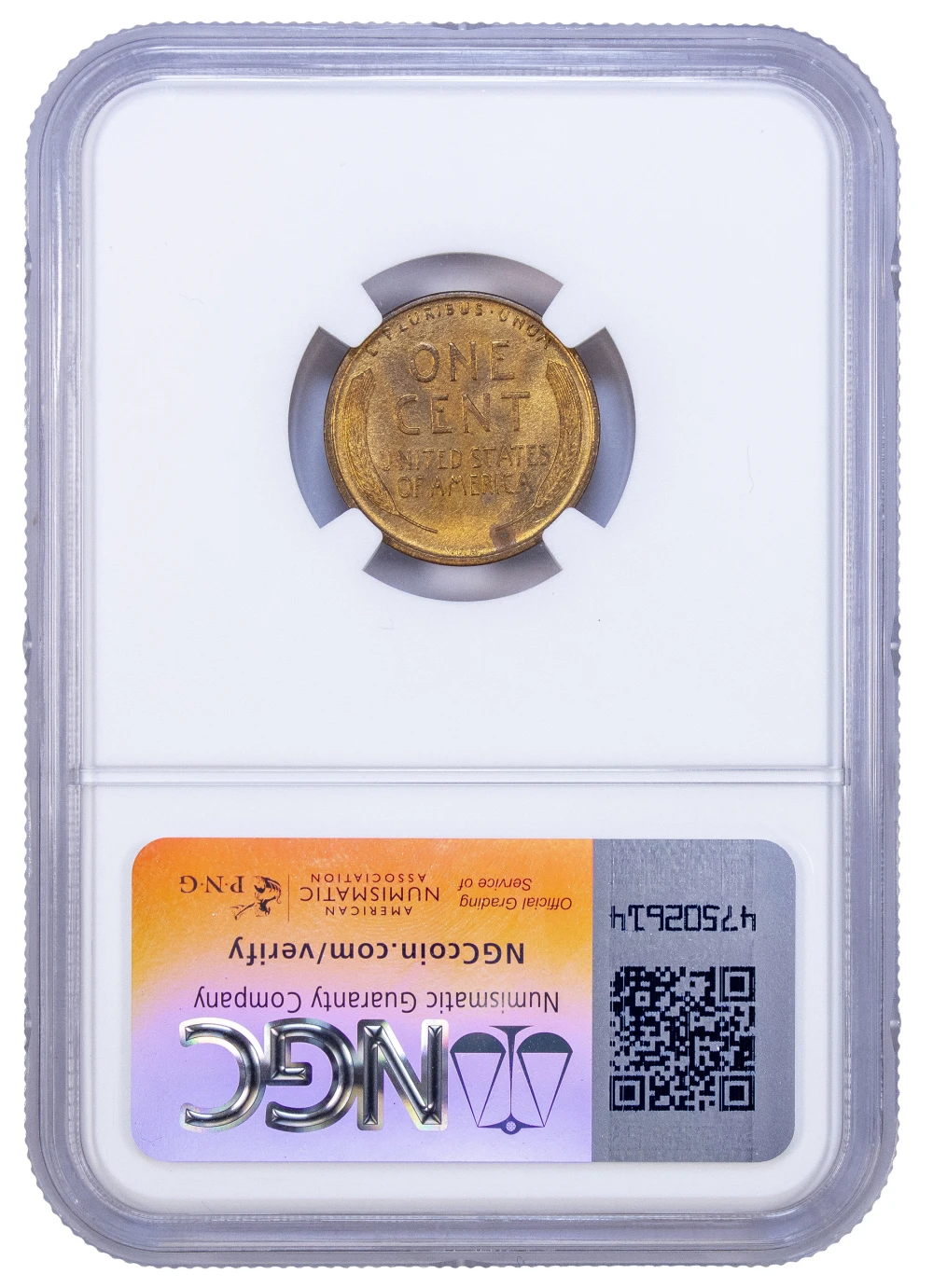 NGC MS-63 RB 1909-VDB Lincoln Cent