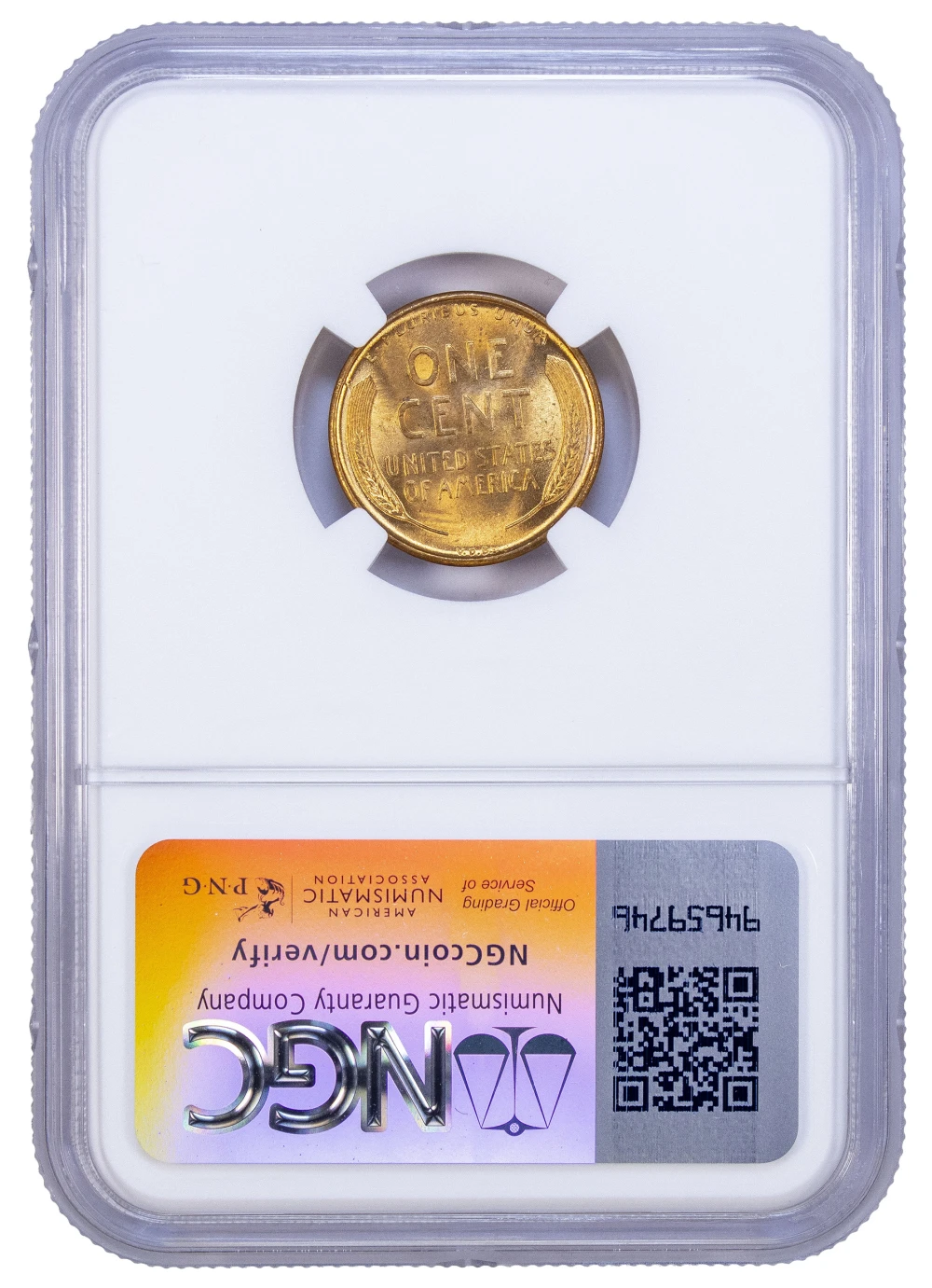 NGC MS-64 Red 1909-VDB Lincoln Cent