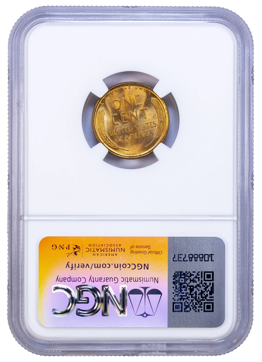 NGC MS-66 RB 1909-VDB Lincoln Cent