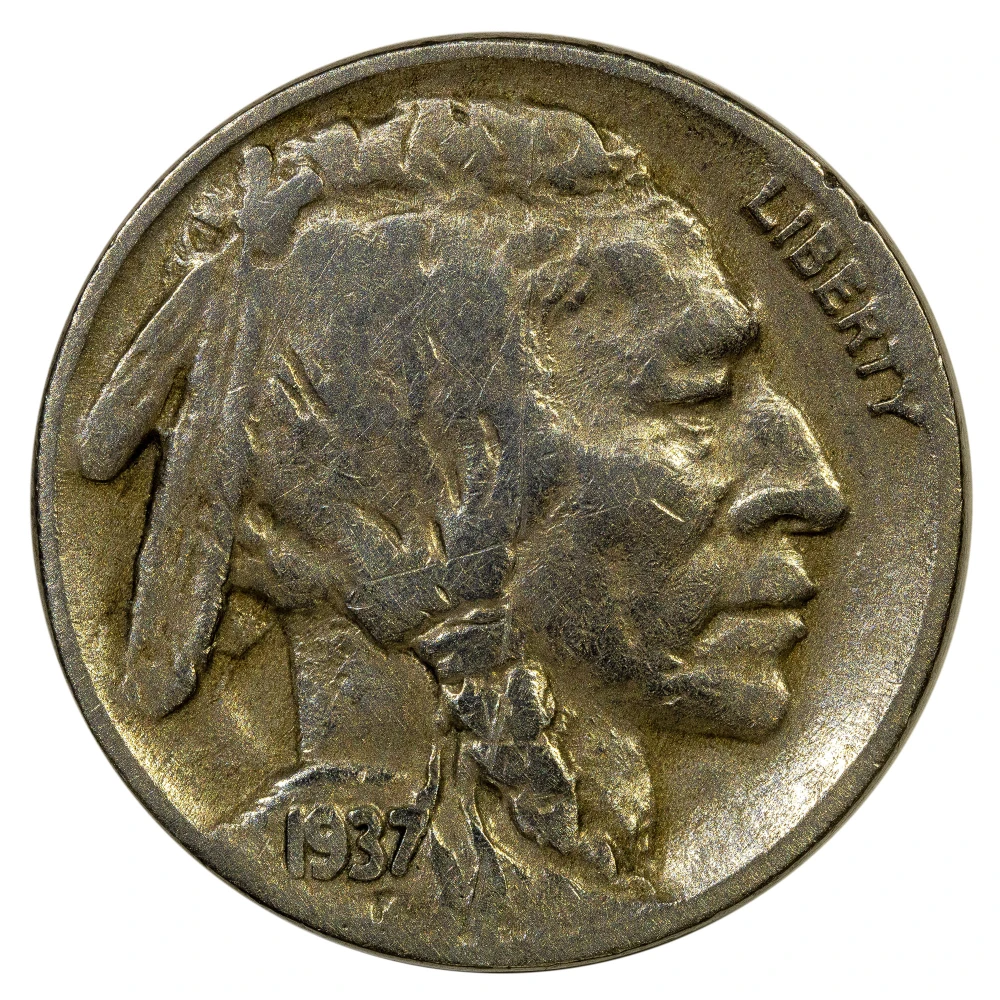 F-12 1937-D 3 Leg Buffalo Nickel