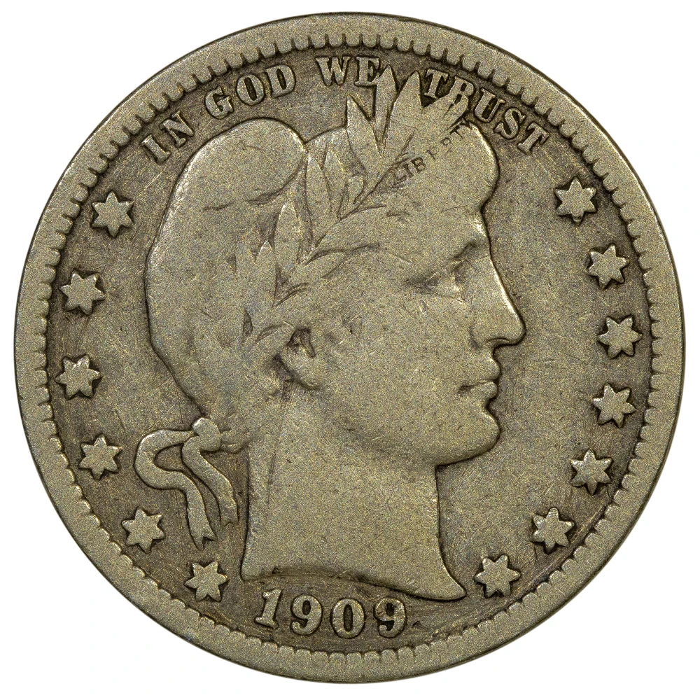 Fine-12 Details 1909-O Barber Quarter