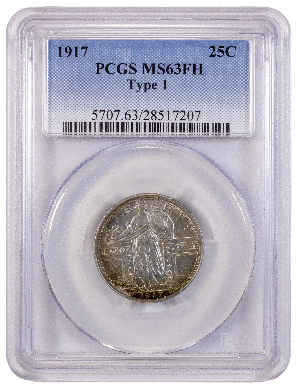 PCGS MS-63 FH 1917 Standing Liberty Quarter