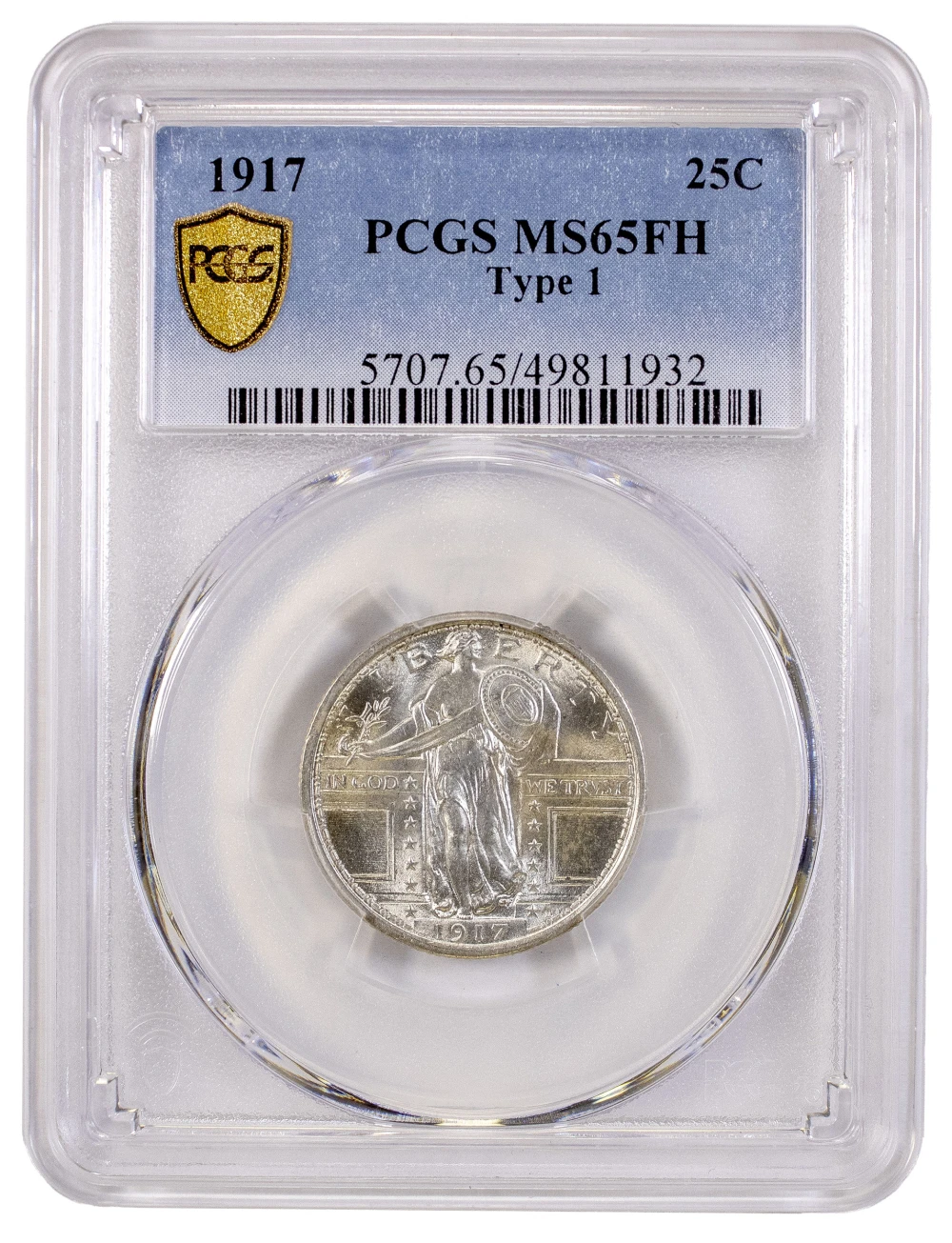 PCGS MS-65 FH 1917 Standing Liberty Quarter