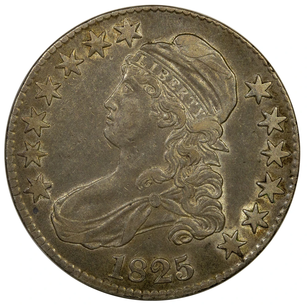 EF-45 1825 Capped Bust Half Dollar