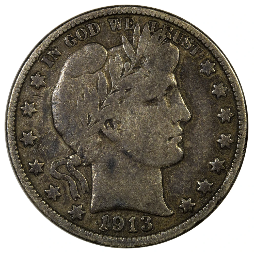 VG-8 1913 Barber Half Dollar