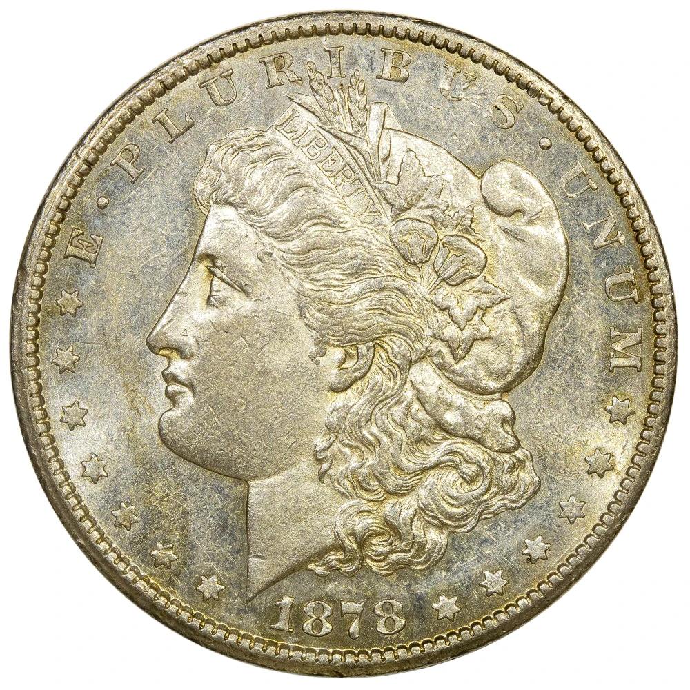 AU-55 1878-CC Morgan Dollar