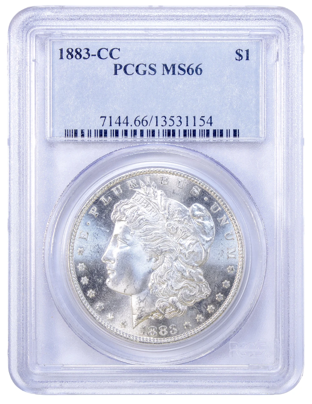 PCGS MS-66 1883-CC Morgan Dollar
