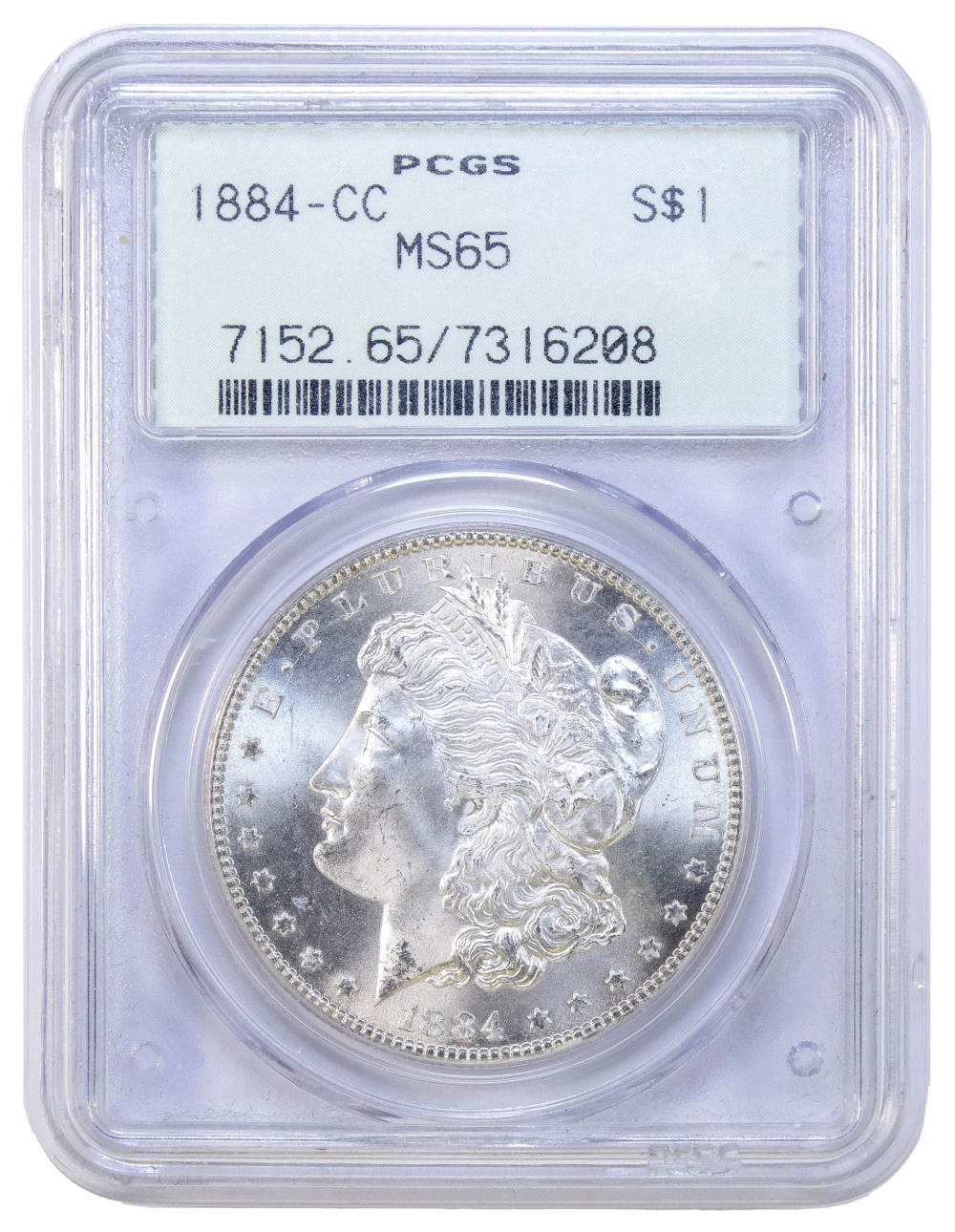 PCGS MS-65 1884-CC Morgan Dollar