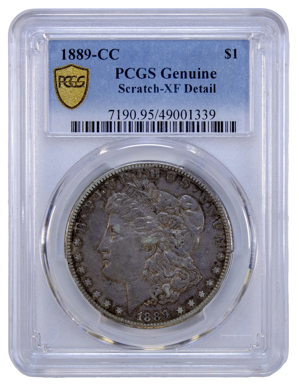 PCGS EF Details 1889-CC Morgan Dollar