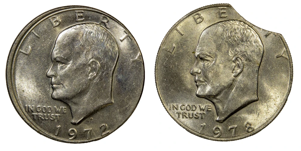 Eisenhower Dollar Error Pair