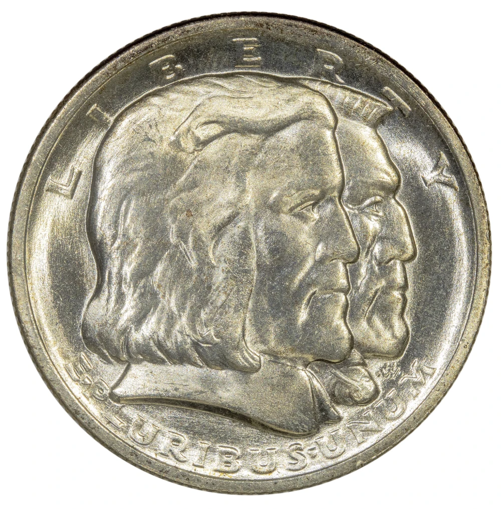 Choice to Gem Unc 1936 Long Island Half Dollar