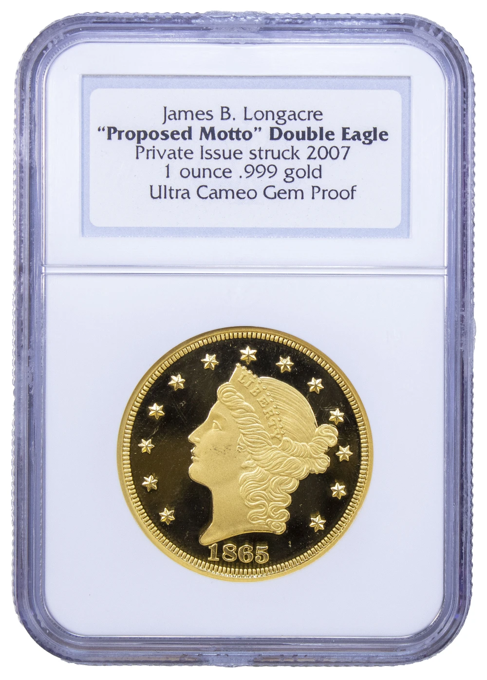 NGC 2007 Private Issue Gold Double Eagle