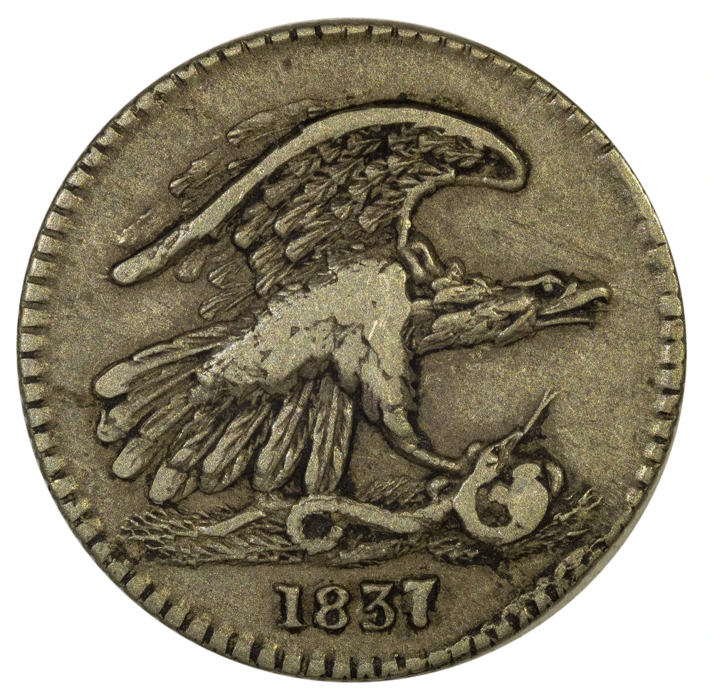 VF-25 1837 Feuchtwanger Cent