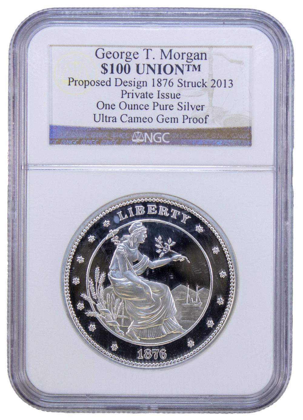 NGC 1876 (2013) Ultra Cameo Proof $100 Union