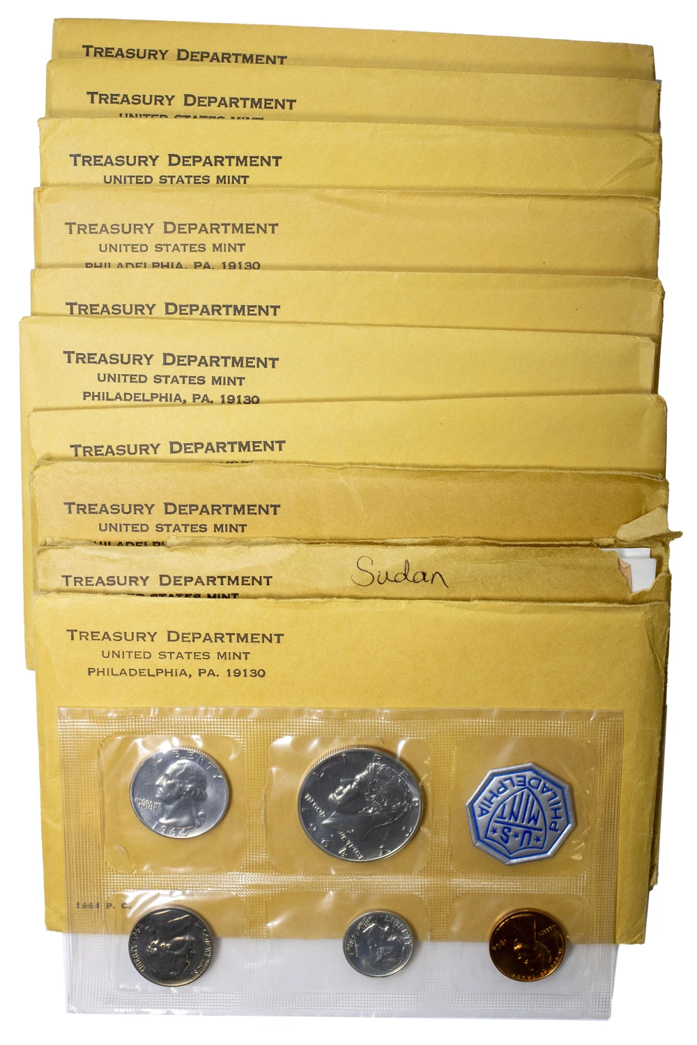 10 Pcs 1964 Proof Sets