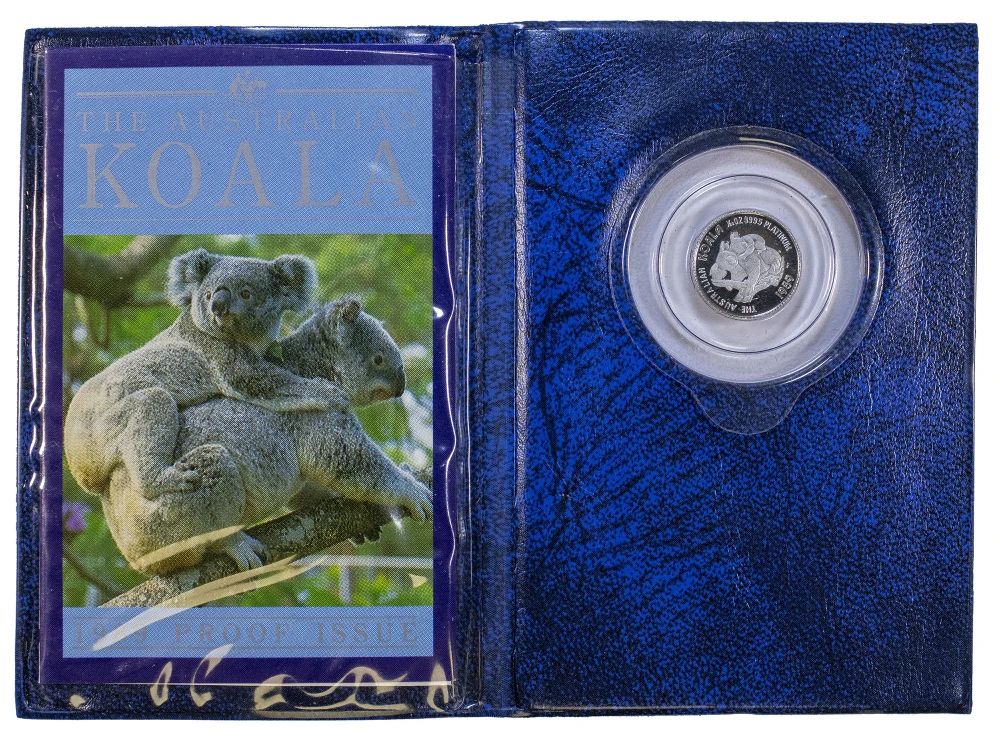 Australia. Proof 1989 1/20 Ounce Platinum Koala