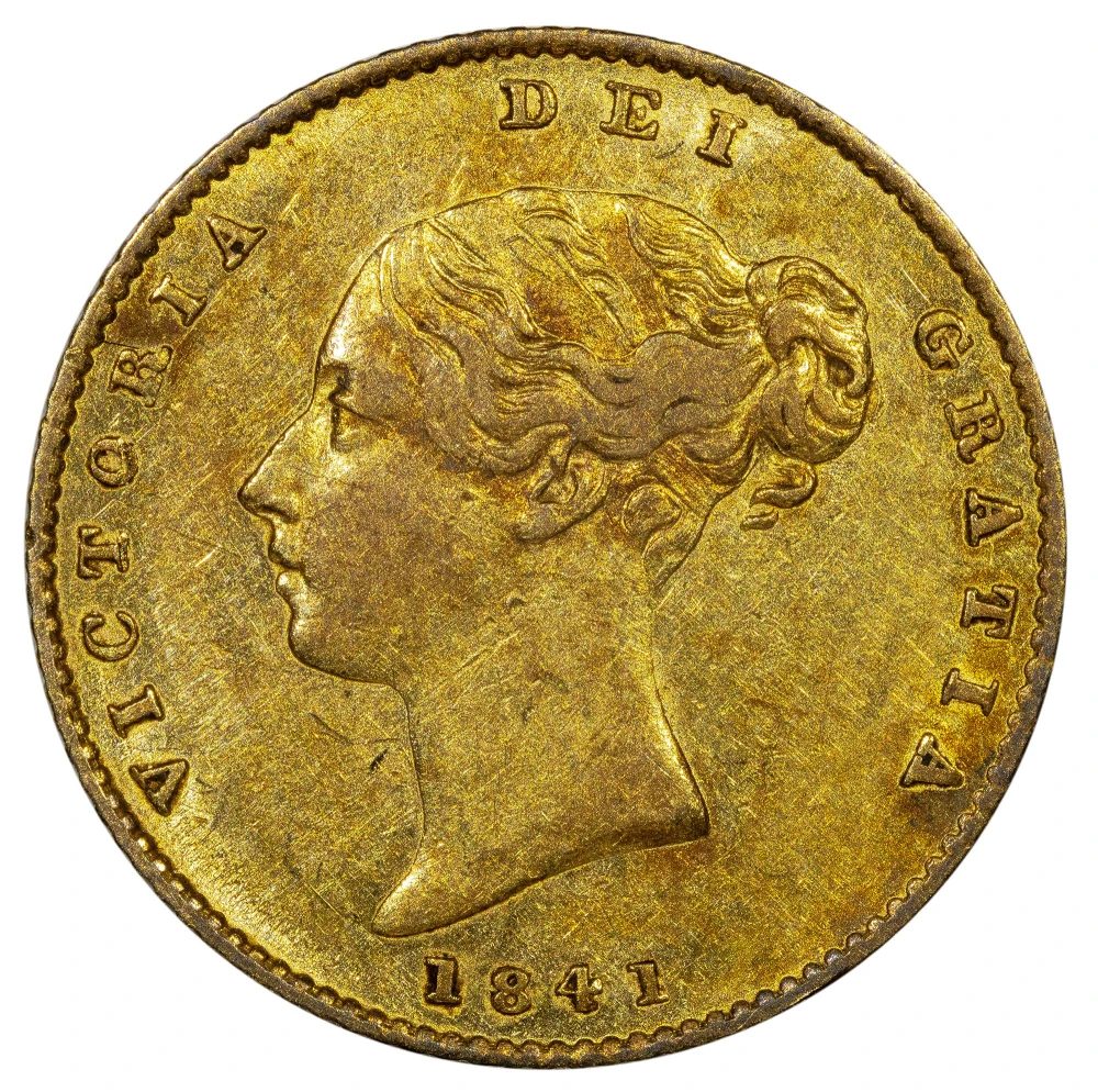 Great Britain. 1841 Gold Half Sovereign