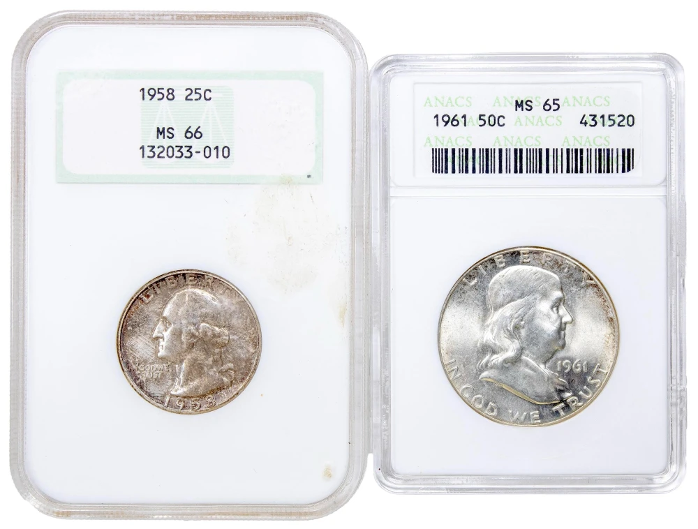 Gem Silver Certified Pair