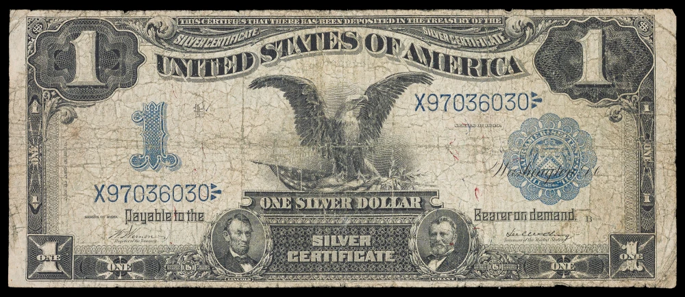 Fine 1899 Black Eagle $1 Silver Certificate
