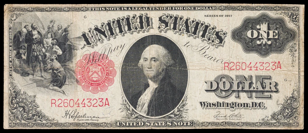 VF 1917 United States Note $1