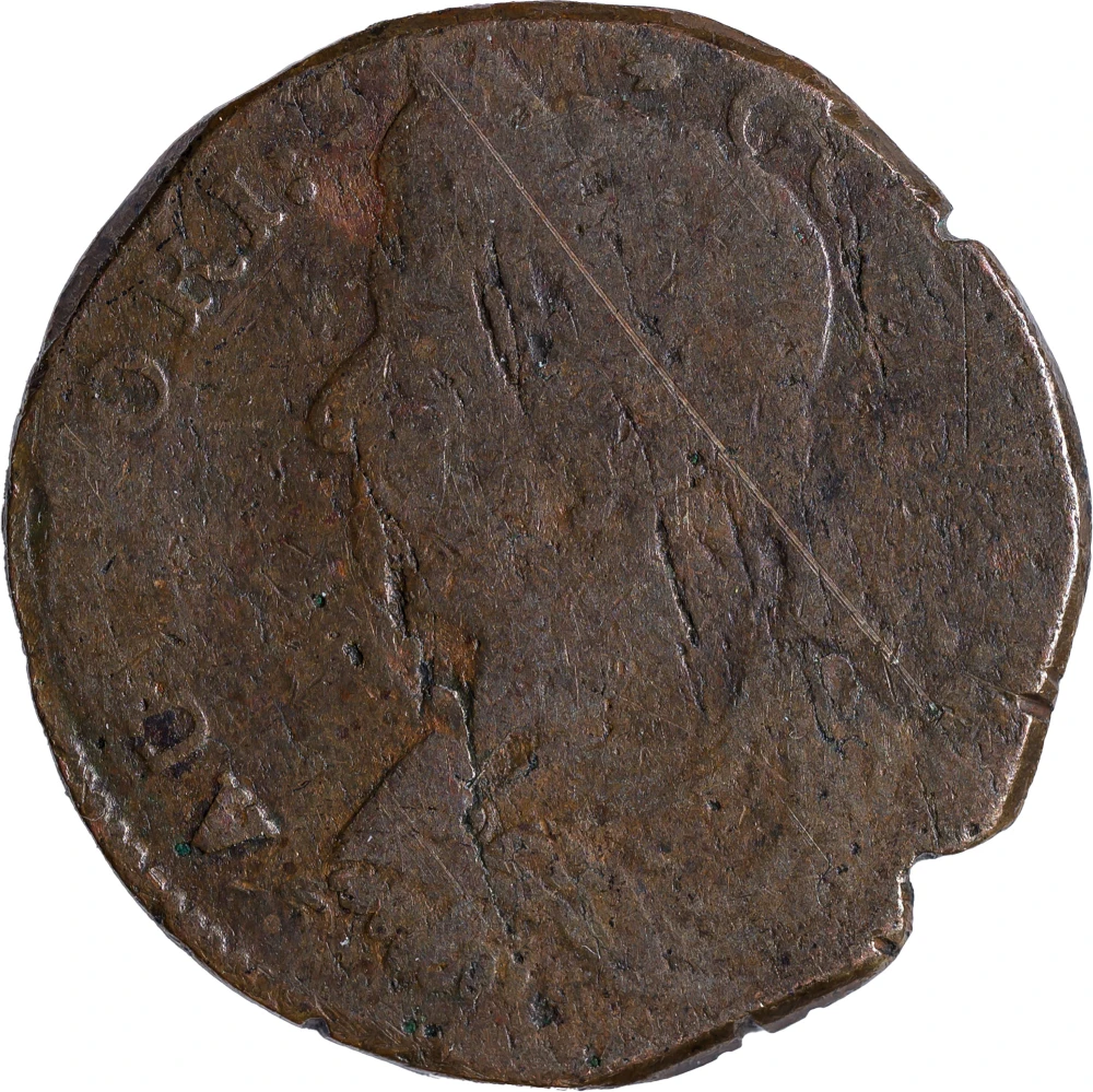 Connecticut Copper. Fine 1787 Draped Bust Left