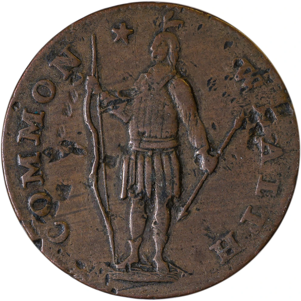 Massachusetts. EF Details 1788 Cent