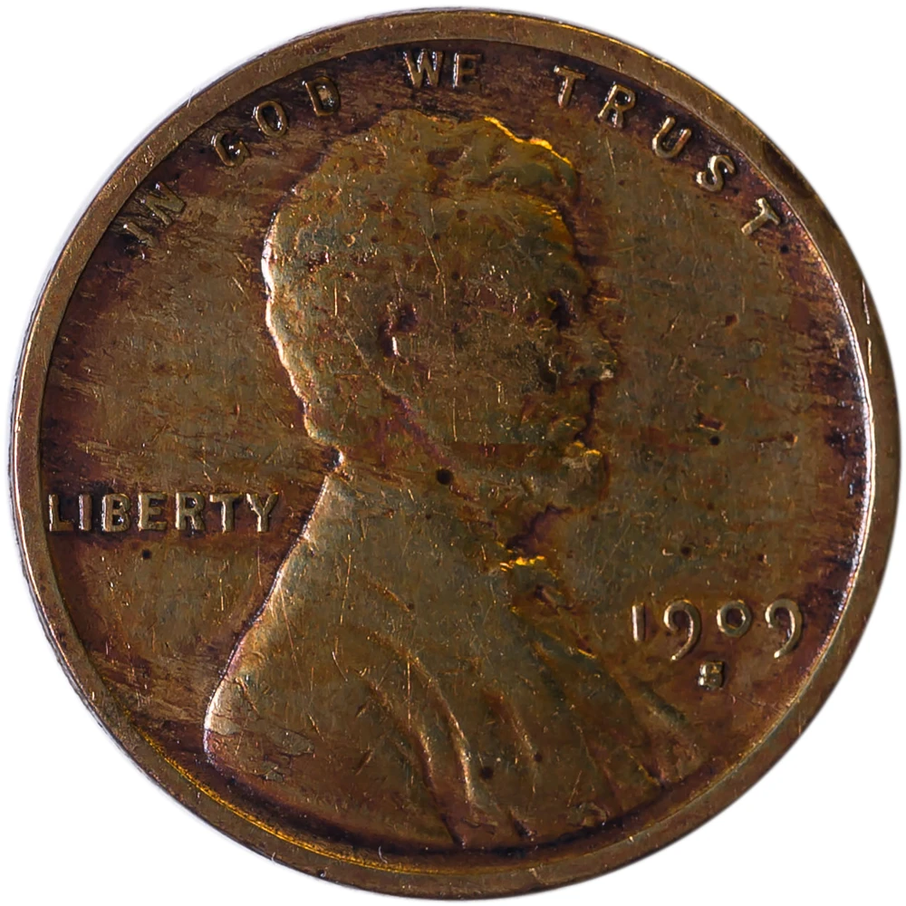 VF Details 1909-S VDB Lincoln Cent