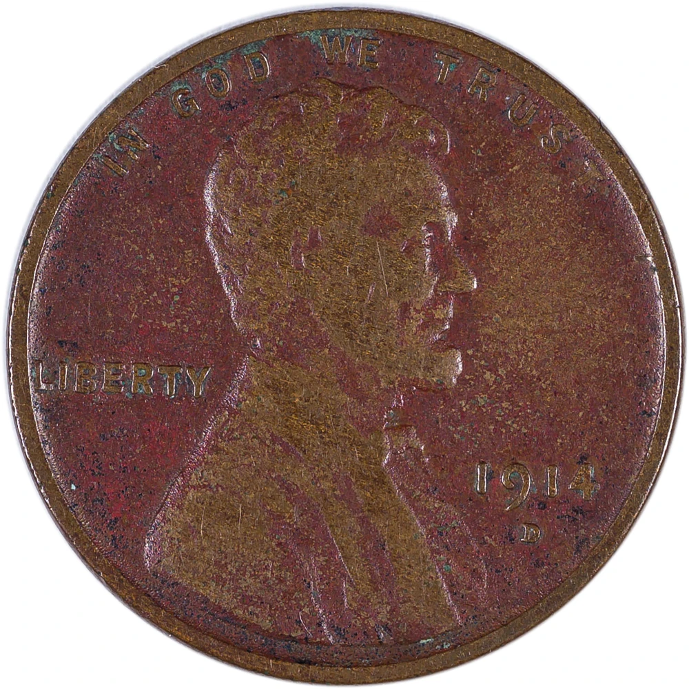 VF-20 1914-D Lincoln Cent