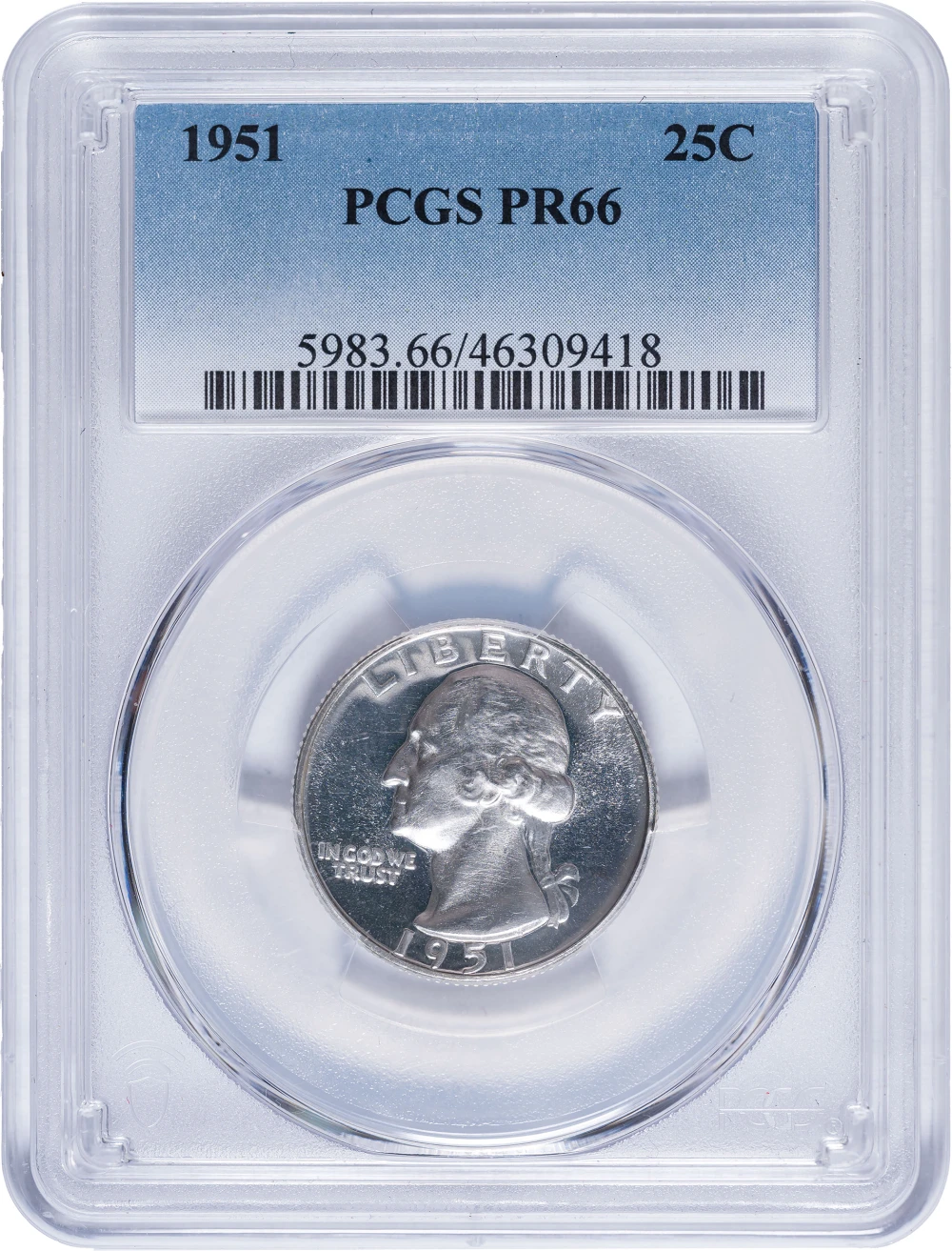PCGS Proof-66 1951 Quarter