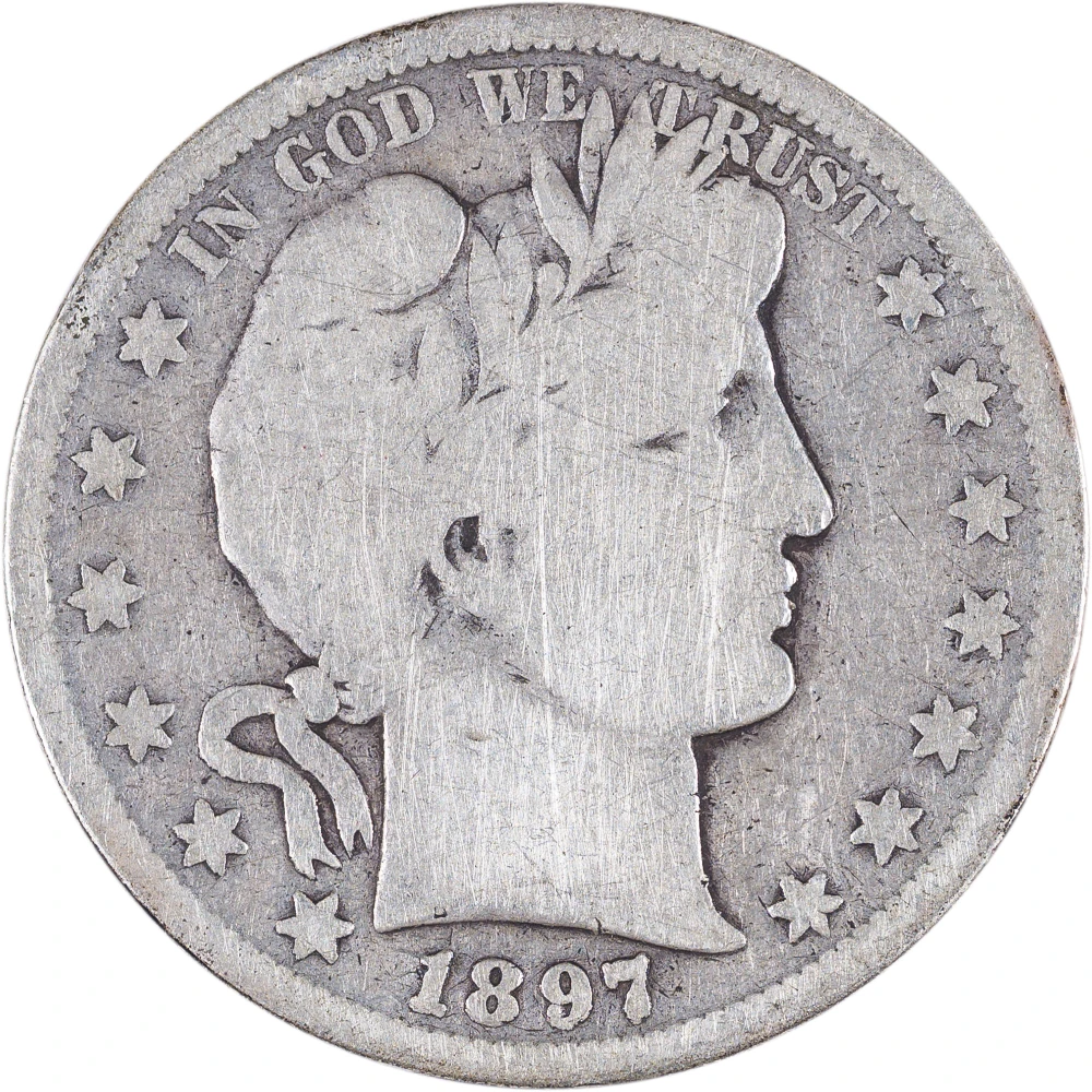 VG-8 1897-S Barber Half Dollar