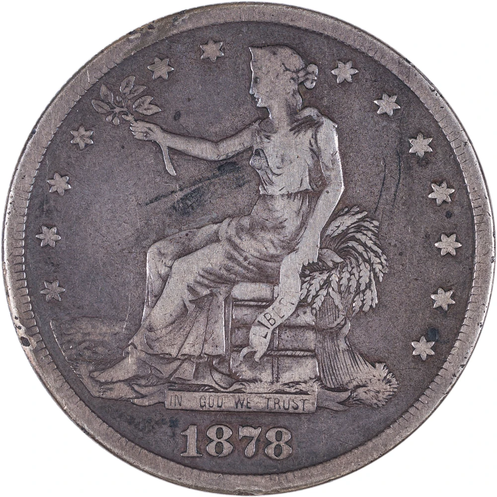 VG-F-10 1878-S Trade Dollar