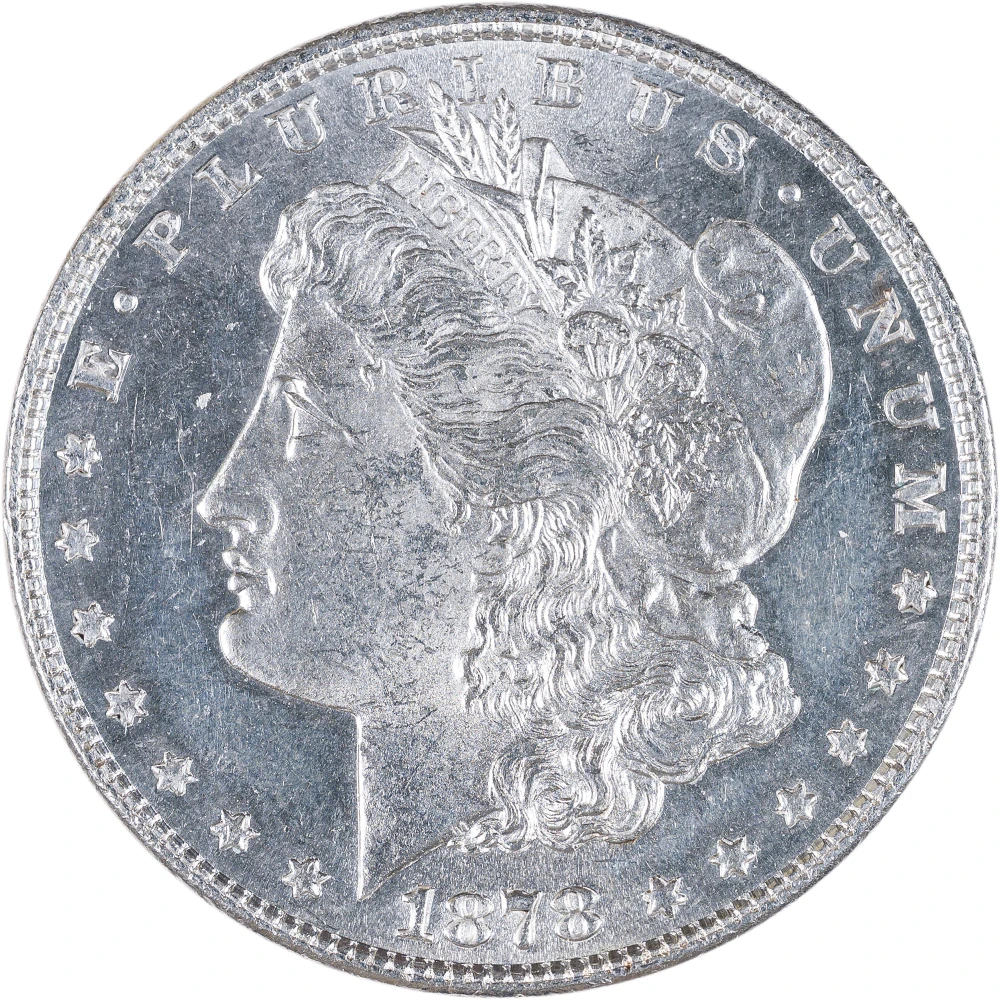 BU-82 1878 8TF Morgan Dollar