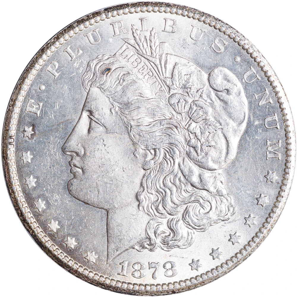 MS-60 1878-CC Morgan Dollar