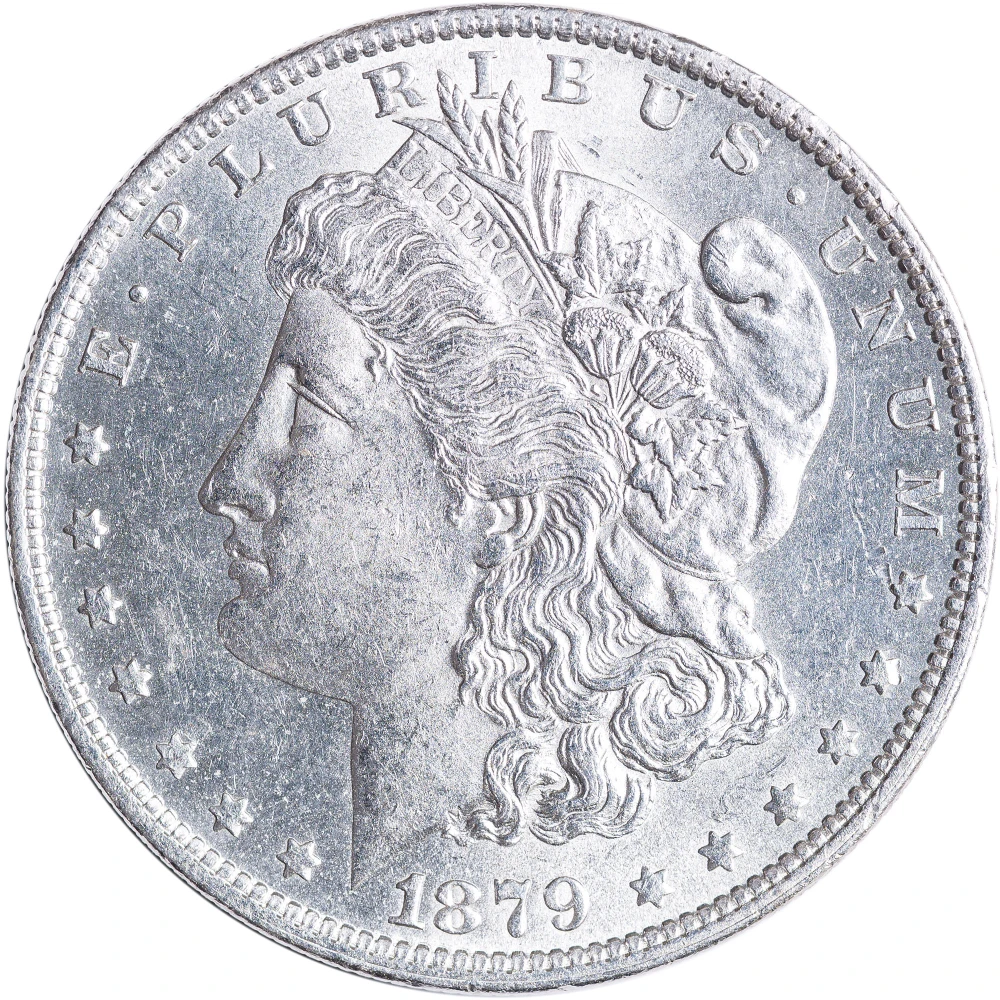 MS-60 1879-O Morgan Dollar