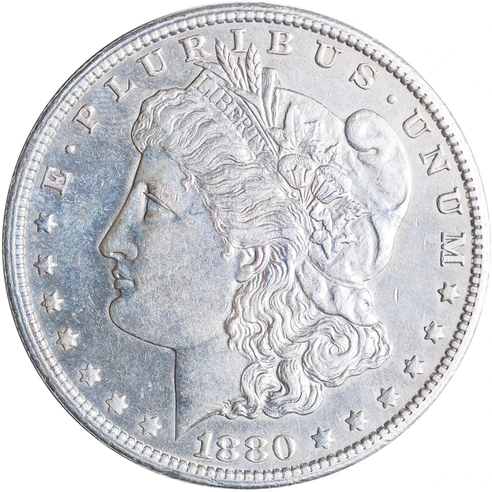 Unc Details 1880-CC Morgan Dollar