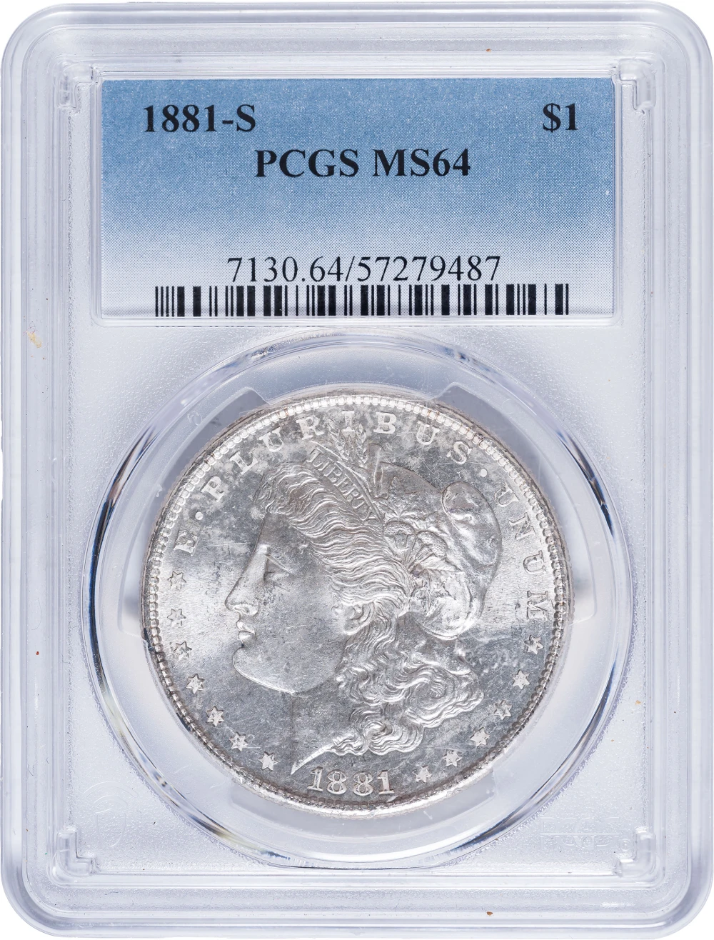 PCGS MS-64 1881-S Morgan Dollar