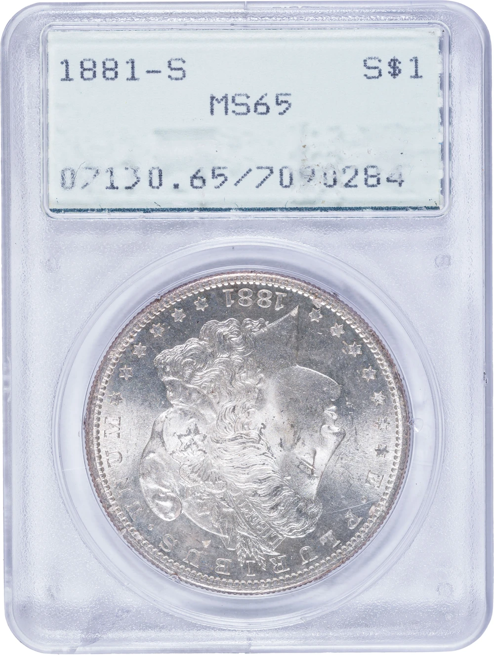 PCGS MS-65 1881-S Morgan Dollar
