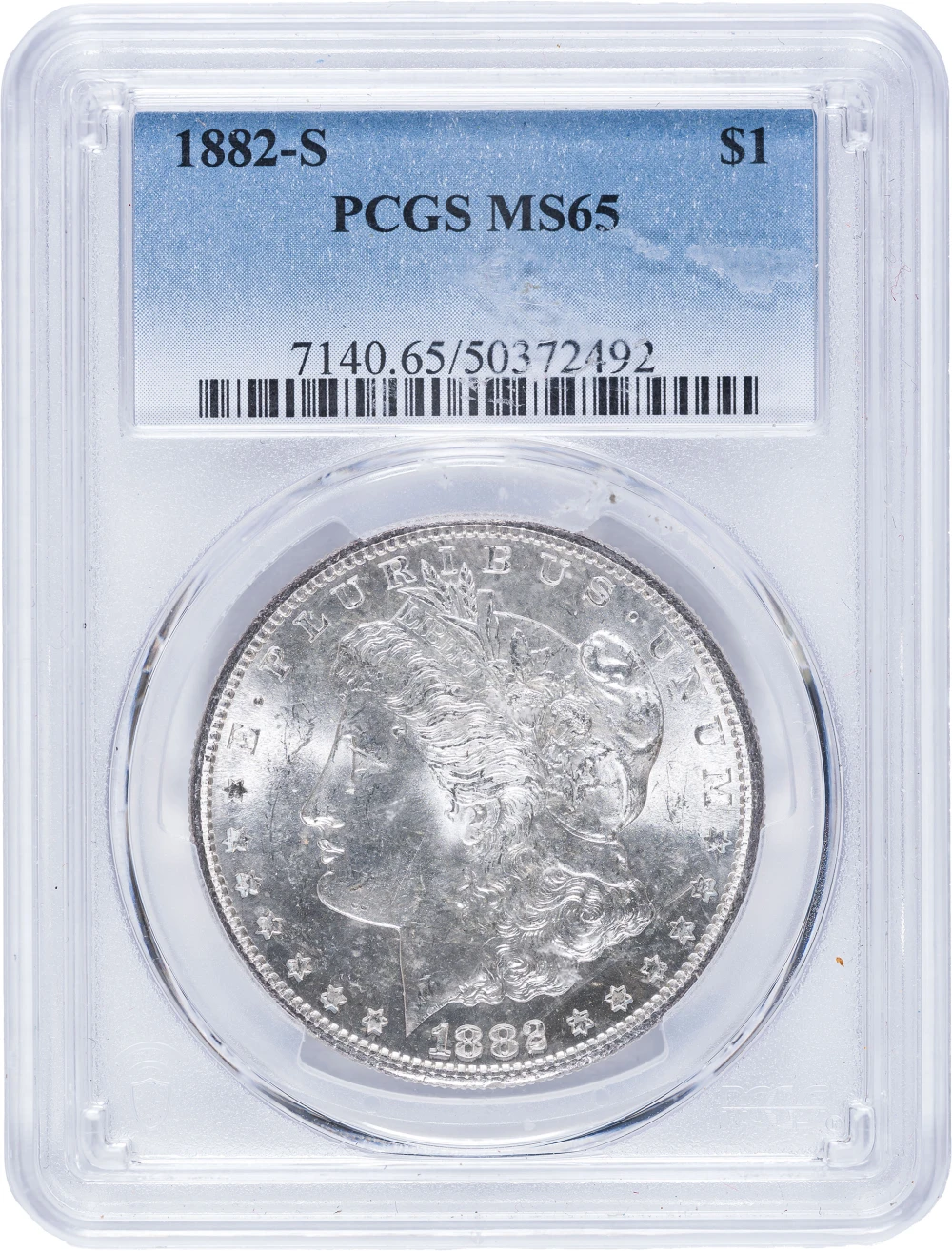 PCGS MS-65 1882-S Morgan Dollar