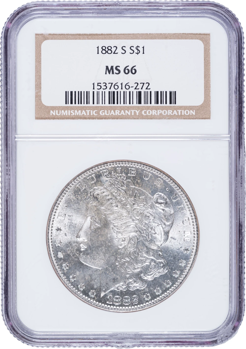 NGC MS-66 1882-S Morgan Dollar