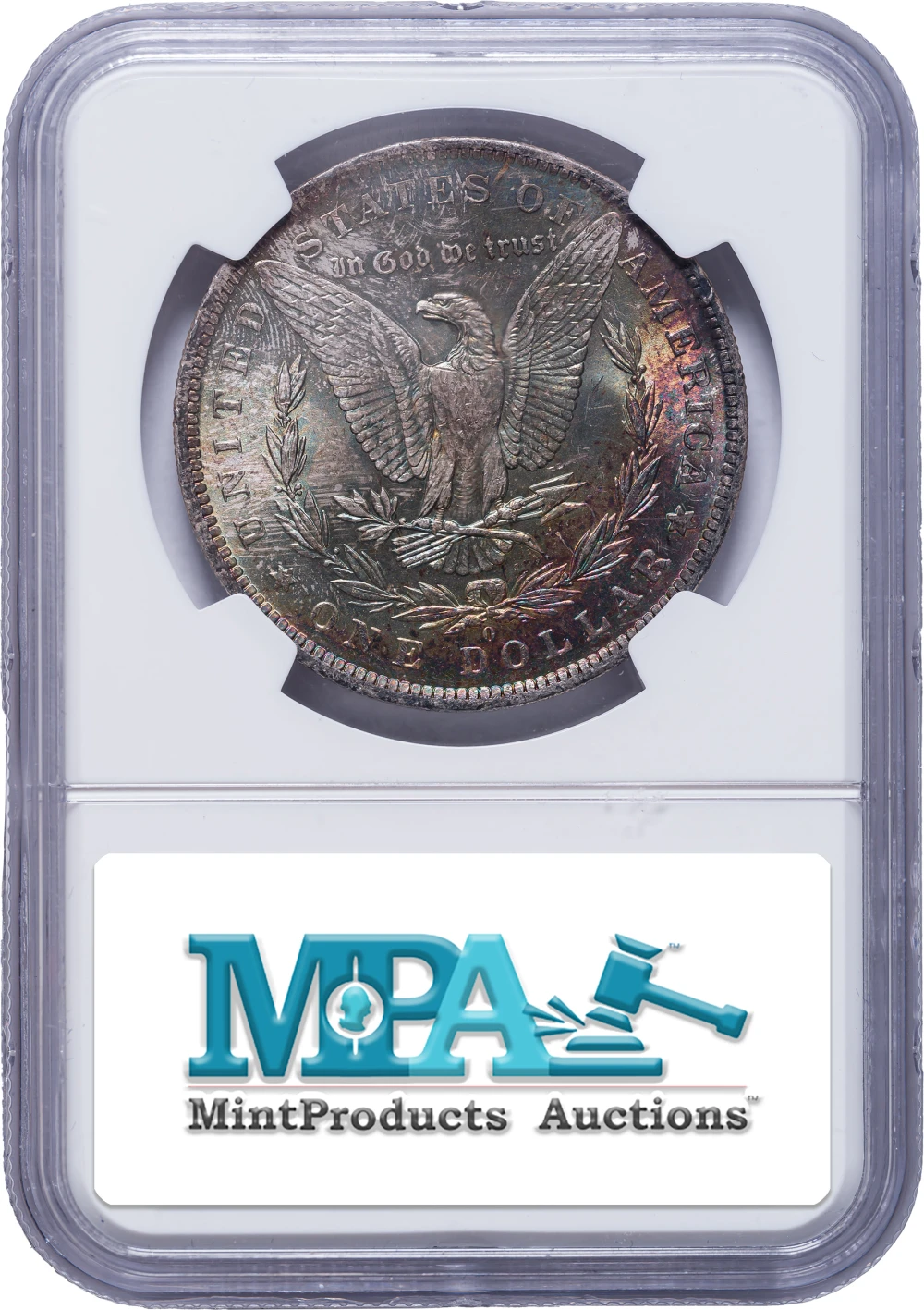 NGC MS-63 Toned 1883-O Morgan Dollar