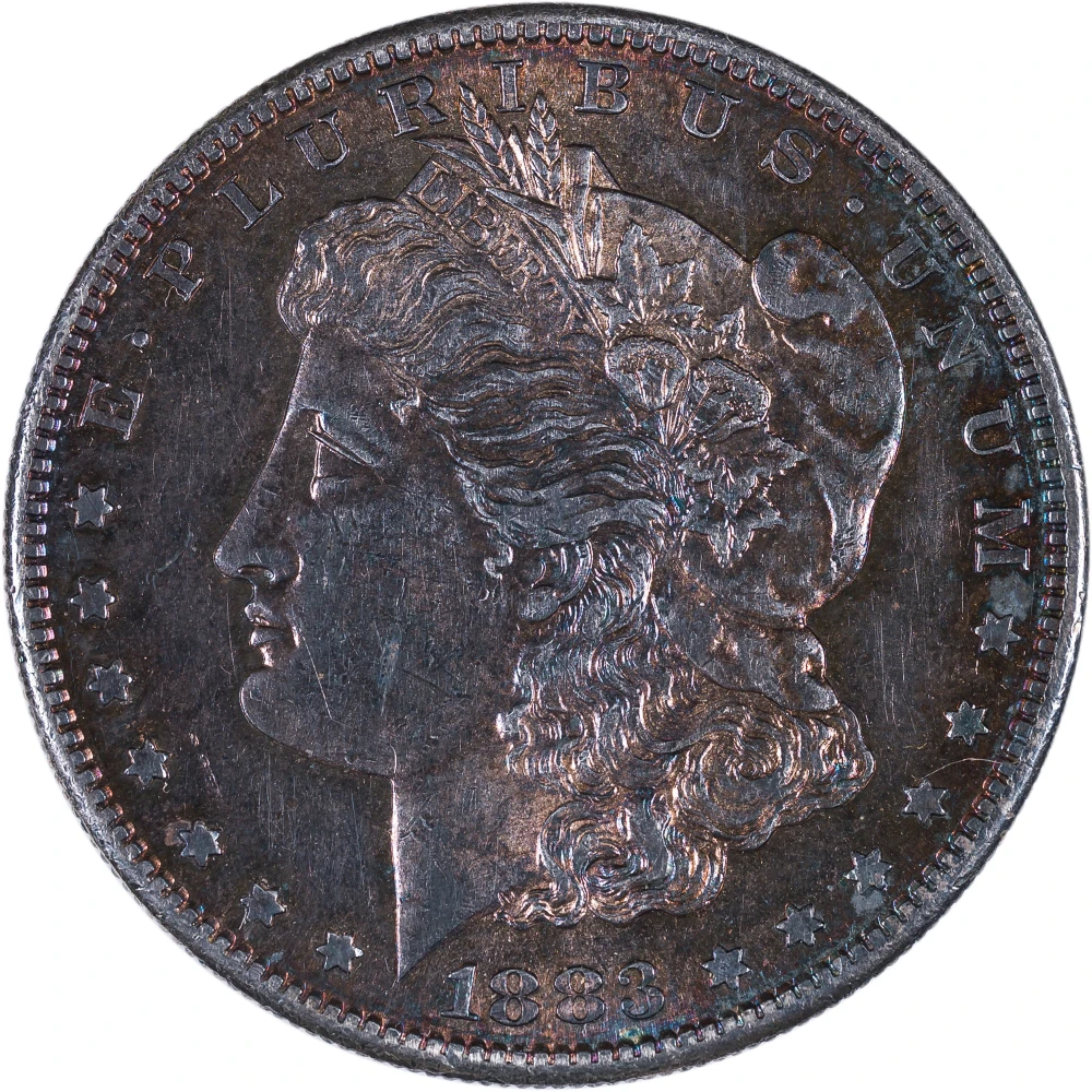 AU-50+ 1883-S Morgan Dollar